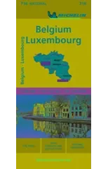 Belgium & Luxembourg - Michelin National Map 716