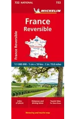 France - reversible - Michelin National Map 722