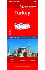 Turkey - Michelin National Map 758