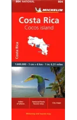 Costa Rica - National Map 804