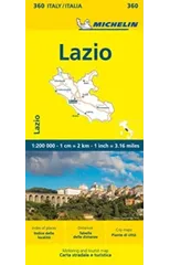 Lazio - Michelin Local Map 360