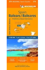 Balears - Michelin Regional Map 579