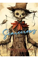 Scarecrows Horro Coloring Book for Adults