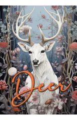 Deer Coloring Book for Adults