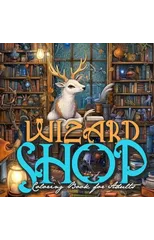 Wizard Shop Coloring Book for Adults
