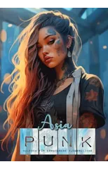 Celestial Punk coloring book for adults and teens