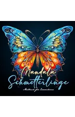 Mandala Butterflies Coloring Book for Adults