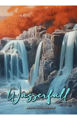 Waterfall Coloring Book for Adults