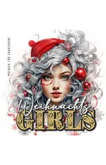 Christmas Girls Coloring Book for Adults
