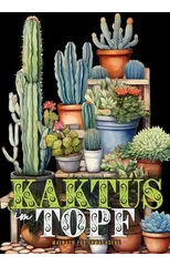 Cactus in a Pot Coloring Book for Adults