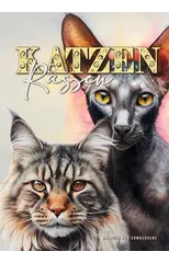 Cat Breeds Coloring Book for Adults