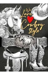 We love Cowboy Style Coloring Book for Adults