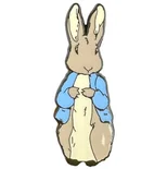 Peter Standing Pin Badge
