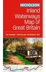 Nicholson Inland Waterways Map of Great Britain