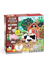 Farm Friends 25 Piece Floor Puzzle with Shaped Pieces