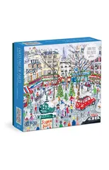 Michael Storrings Christmas in Paris 1000 Piece Foil Puzzle