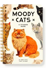 Moody Cats Sticker Book