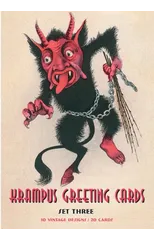 Krampus Greeting Cards Set Three