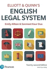 Elliott & Quinn's English Legal System