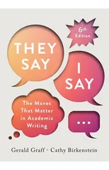 "They Say / I Say"