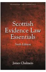 Scottish Evidence Law Essentials