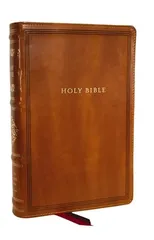 RSV Personal Size Bible with Cross References, Brown Leathersoft, (Sovereign Collection)