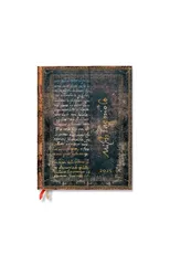 Michelangelo, Handwriting (Embellished Manuscripts Collection) Ultra 12-month Horizontal Hardback Dayplanner 2025 (Wrap Closure)