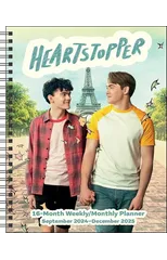 Heartstopper 16-Month 2024-2025 Weekly/Monthly Planner Calendar with Bonus Stickers