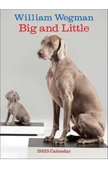 William Wegman Big and Little 2025 Wall Calendar