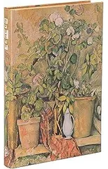 Cezanne’s Terracotta Pots and Flowers Mini Unlined Hardback Journal (Elastic Band Closure)
