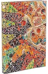 Gaudi’s Sun (Gaudi’s Mosaics) Midi Unlined Hardback Journal (Wrap Closure)