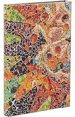 Gaudi’s Sun (Gaudi’s Mosaics) Mini Unlined Hardback Journal (Wrap Closure)
