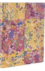 Kara-ori Pink (Japanese Kimono) Ultra Lined Softcover Flexi Journal (Elastic Band Closure)