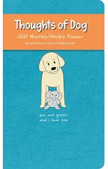 Thoughts of Dog 12-Month 2025 Weekly/Monthly Planner Calendar