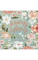 Scriptures and Florals 2025 Wall Calendar