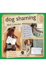 Dog Shaming 2025 Wall Calendar