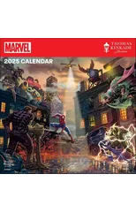 MARVEL by Thomas Kinkade Studios 2025 Wall Calendar