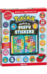 Pokemon Color-In 3D Puffy Stickers