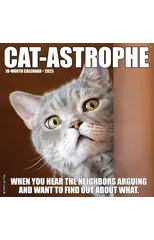 Cat-Astrophe 2025 12 X 12 Wall Calendar