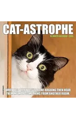 Cat-Astrophe 2025 7 X 7 Mini Wall Calendar