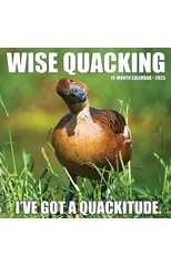 Wise Quacking 2025 12 X 12 Wall Calendar
