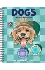 Dogs by Gary Patterson 2025 6.5 X 8.5 Engagement Calendar