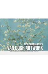 Van Gogh Artwork Desk Calendar 2025