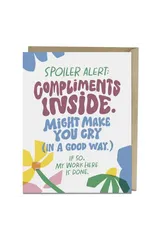 6-Pack Em & Friends Compliments Inside Card