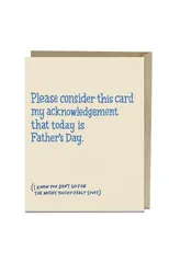 6-Pack Em & Friends Father’s Day Acknowledgment Card