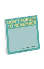 Knock Knock Don't Forget to Remember Sticky Note (Pastel)