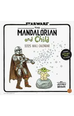 Star Wars The Mandalorian and Child 2025 Wall Calendar