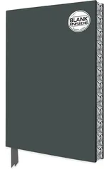 Charcoal Blank Artisan Notebook (Flame Tree Journals)