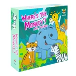 Where's The Monkey and Friends 4 Board Books Collection Set Age 0-5