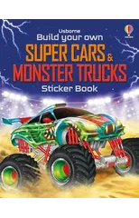 Build Your Own Super Cars and Monster Trucks Sticker Book